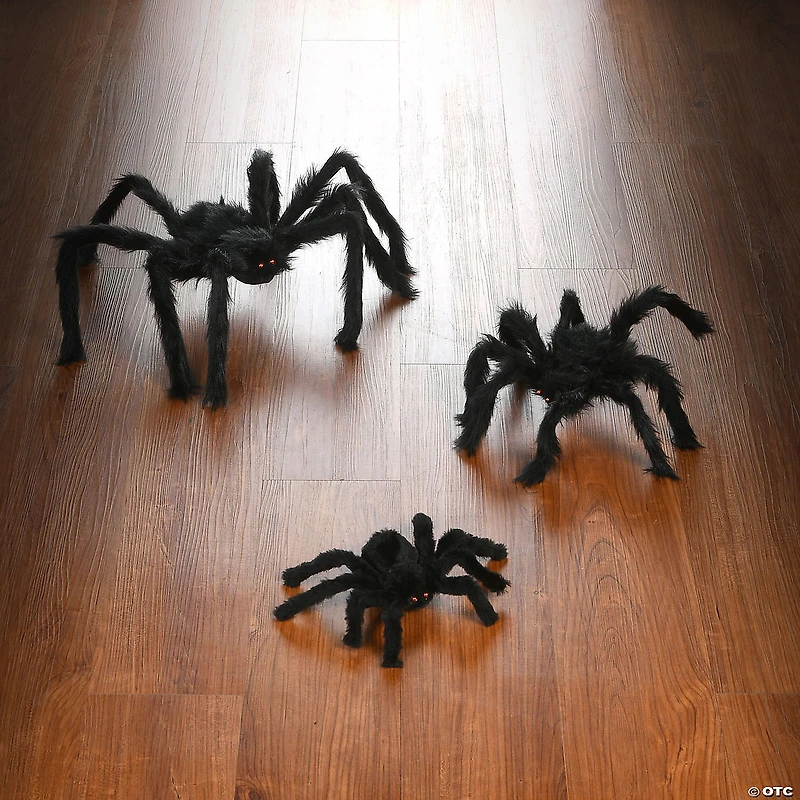 National Tree Company Black Spider Halloween Decoration Assortment