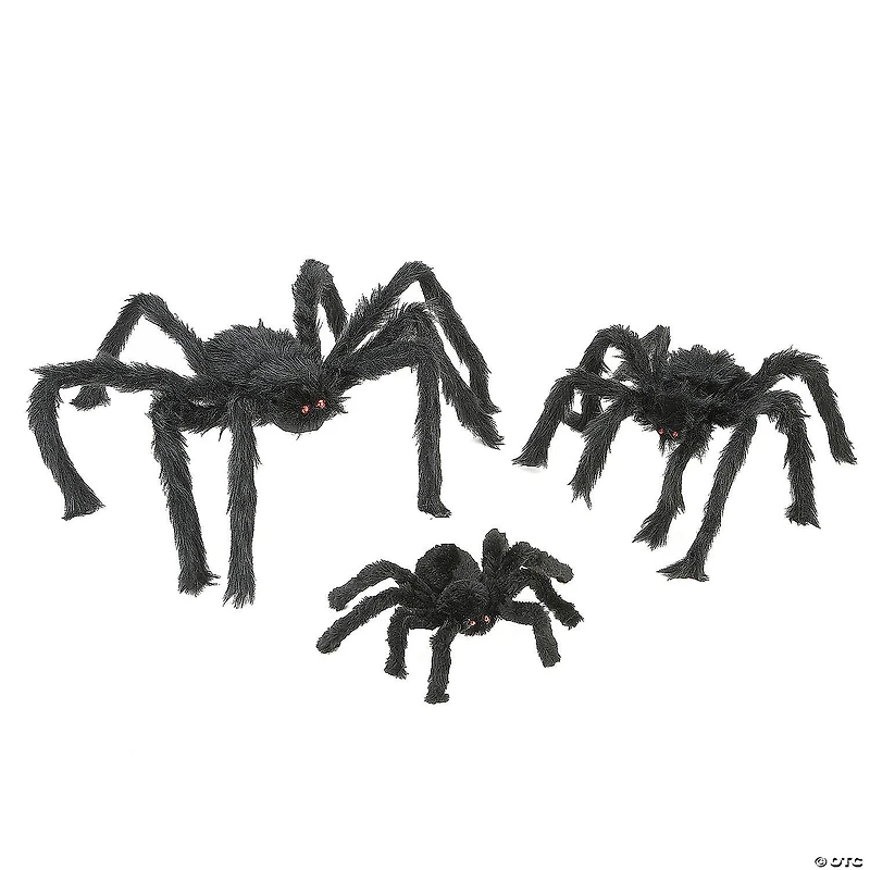 National Tree Company Black Spider Halloween Decoration Assortment