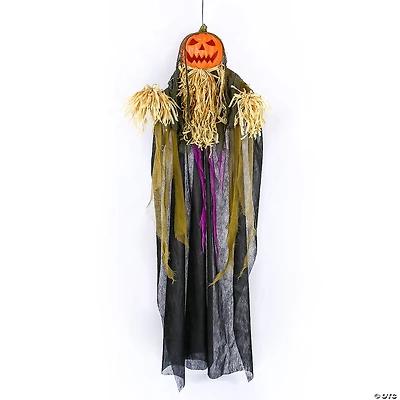 National Tree Company Hanging Halloween Scarecrow, Sound Activated
