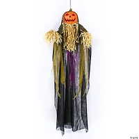 National Tree Company Hanging Halloween Scarecrow, Sound Activated