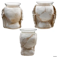 National Tree Company Set of Three Skull Candleholders