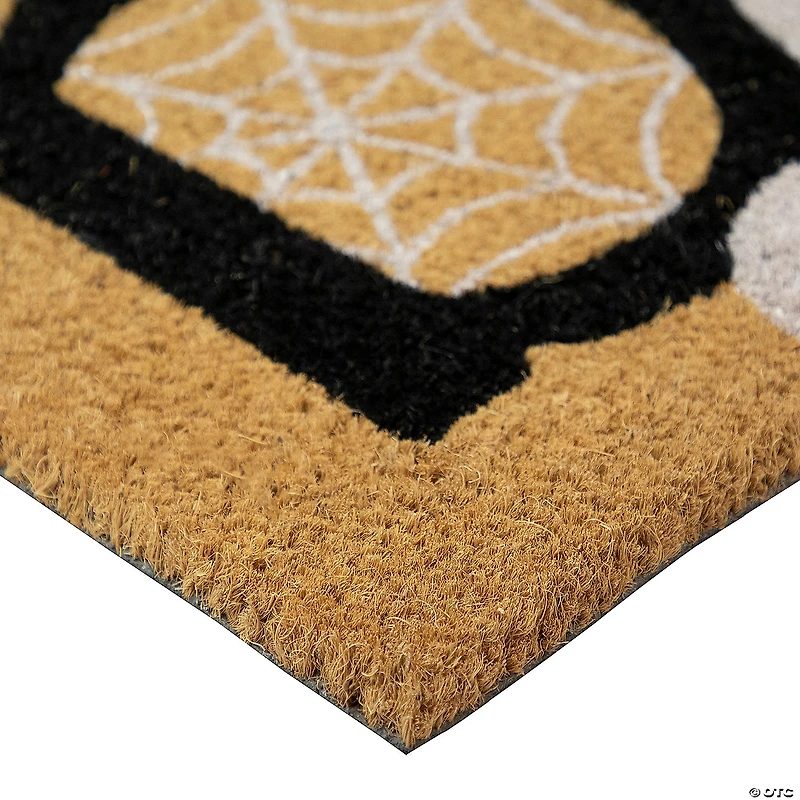 Natural Coir "Boo" Halloween Doormat 18" Proper 30"