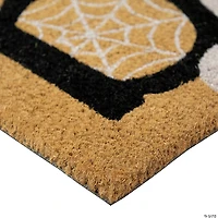 Natural Coir "Boo" Halloween Doormat 18" Proper 30"