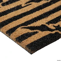 Natural Coir Flying Bats Halloween Doormat 18" Proper 30"