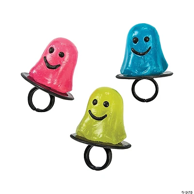 Neon Ghost Ring Lollipops