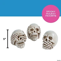 No Evil Skulls Halloween Decoration