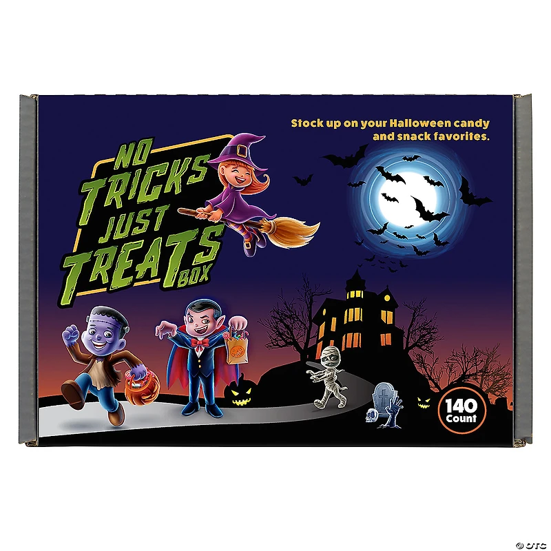 No Tricks, Just Treats Halloween Snack Box