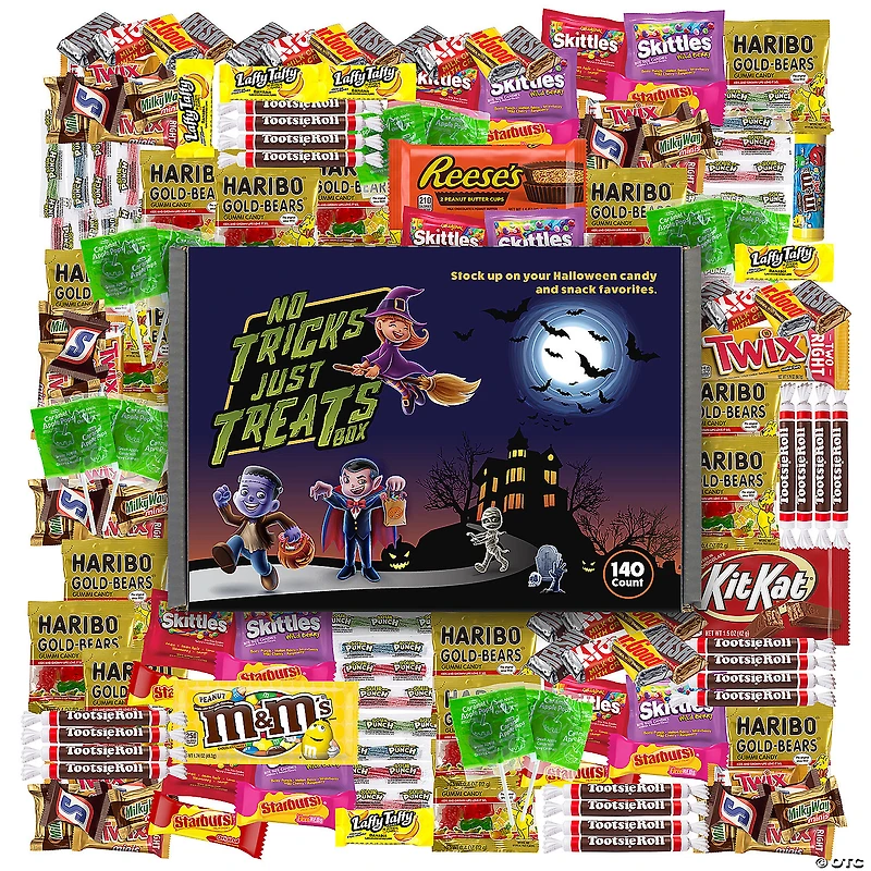 No Tricks, Just Treats Halloween Snack Box