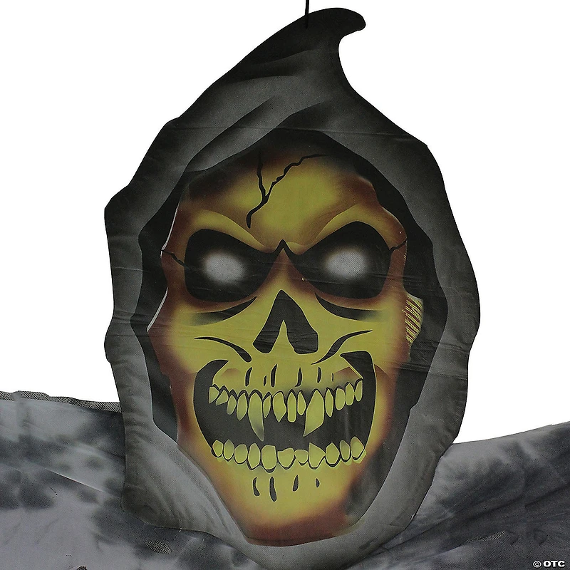 Northlight 11' Eerie Grim Reaper with Large Hands Hanging Halloween Figurine
