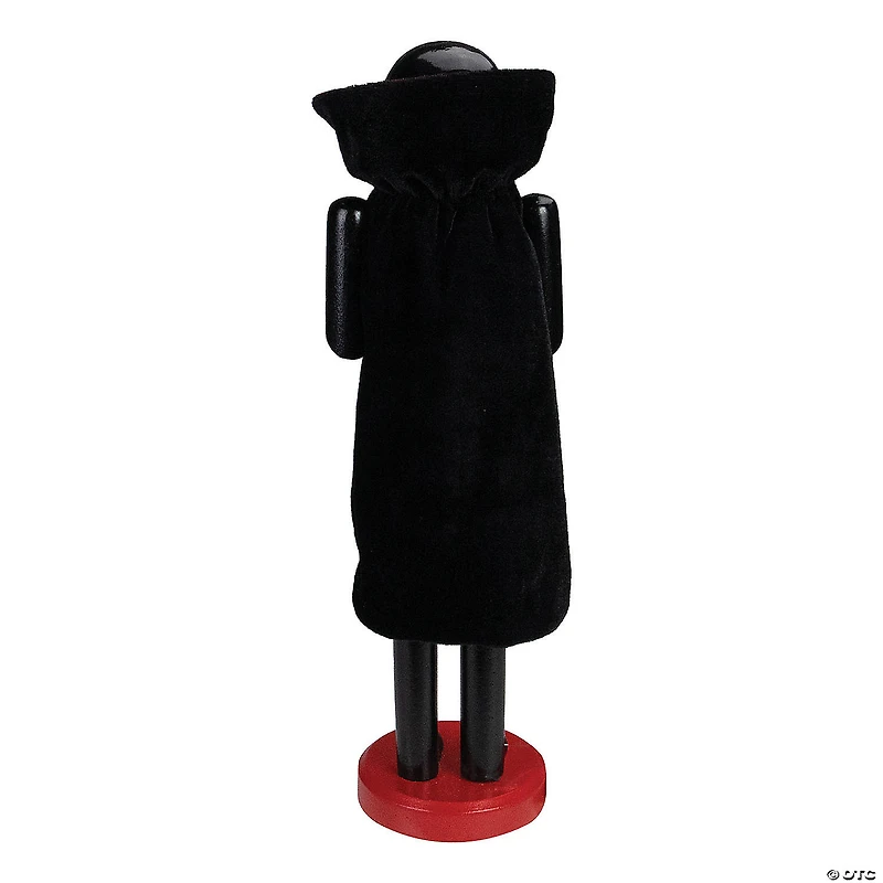 Northlight 14" Black and Red Wooden Vampire Halloween Nutcracker