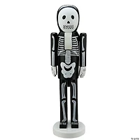 Northlight 14" Black and White Skeleton Halloween Nutcracker