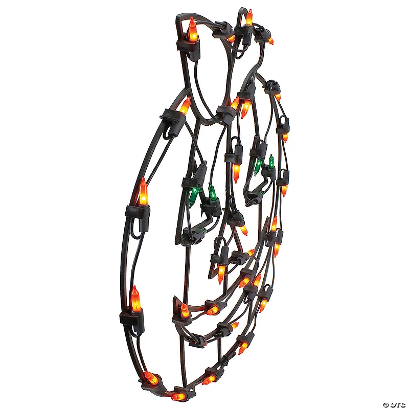 Northlight 14" Lighted Jack-O-Lantern Halloween Double Sided Window Silhouette Decoration
