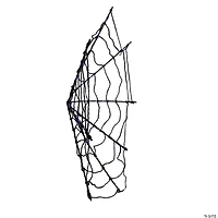 Northlight 16" Purple LED Spider Web Halloween Decoration