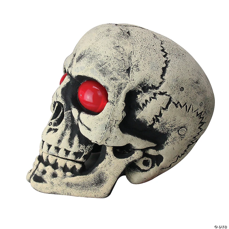Northlight 18" Skull Head with LED Lighted Eyes Halloween Decoration