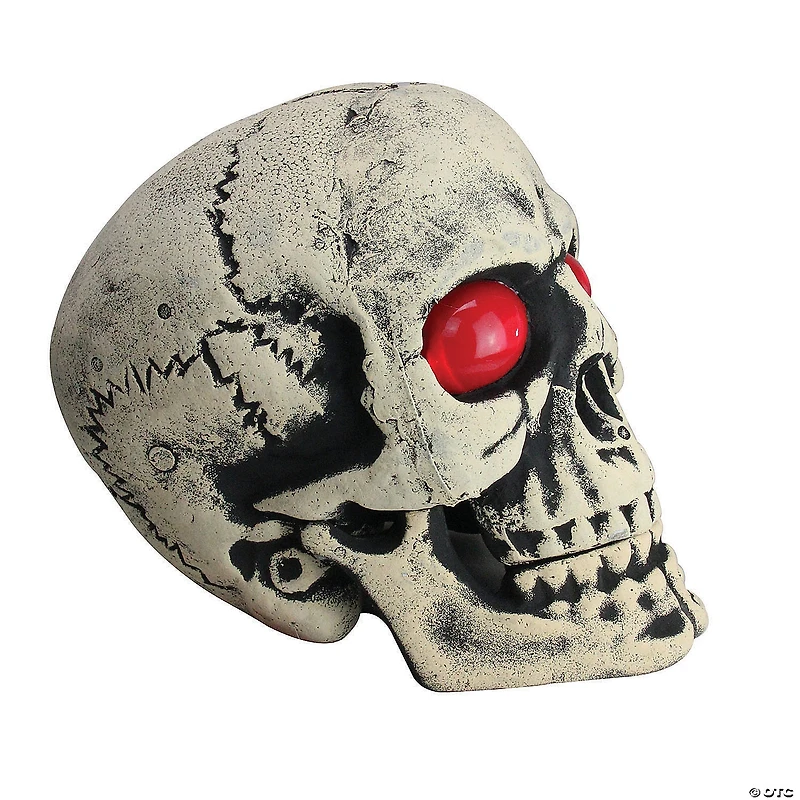 Northlight 18" Skull Head with LED Lighted Eyes Halloween Decoration