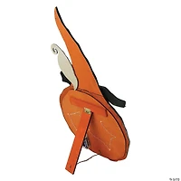 Northlight 25" Black and Orange Battery Operated Pumpkin Halloween Decor