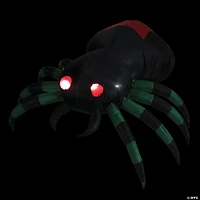 Northlight 3.5' Green and Black Inflatable Lighted Spider Outdoor Halloween Decoration