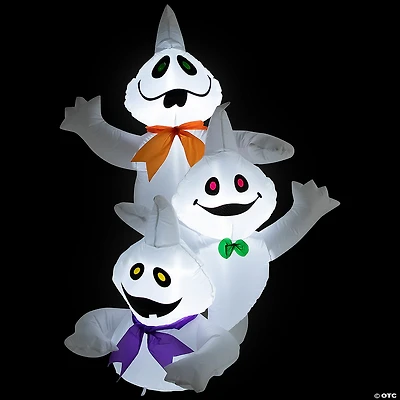Northlight 3.5' Pre-Lit Inflatable Ghost Trio Outdoor Halloween Decoration