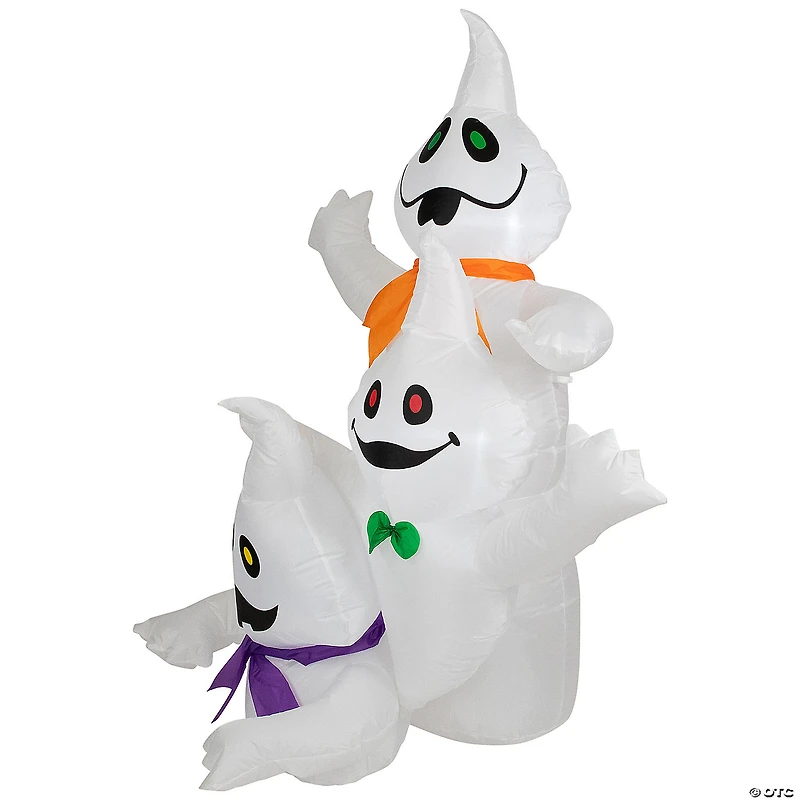 Northlight 3.5' Pre-Lit Inflatable Ghost Trio Outdoor Halloween Decoration
