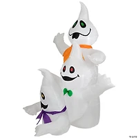 Northlight 3.5' Pre-Lit Inflatable Ghost Trio Outdoor Halloween Decoration