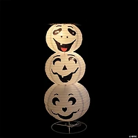 Northlight 3.6' Pre-Lit Happy Ghost with Hat Halloween Outdoor Yard Art Decor
