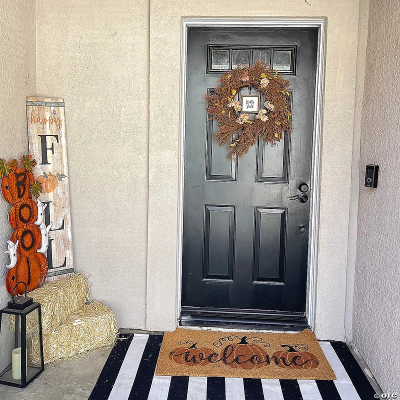 Northlight 32" Brown Fall Grass Autumn Harvest Artificial Wreath - Unlit