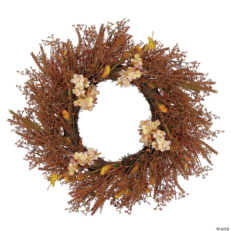Northlight 32" Brown Fall Grass Autumn Harvest Artificial Wreath - Unlit