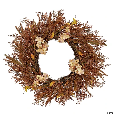 Northlight 32" Brown Fall Grass Autumn Harvest Artificial Wreath - Unlit