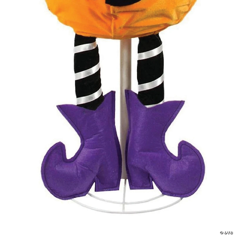 Northlight 35" Pre-Lit Black and Orange LED Standing Cat Jack-O-Lantern Pumpkin Halloween Decor