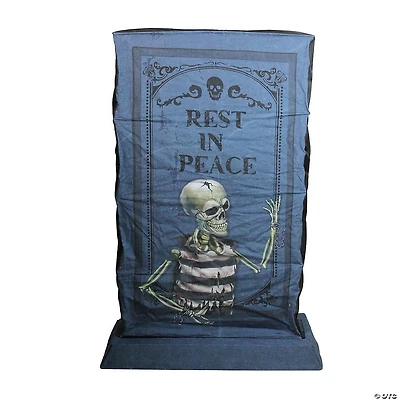 Northlight 36" Pre-Lit Blue and Black LED RIP Tombstone Outdoor Halloween Decor