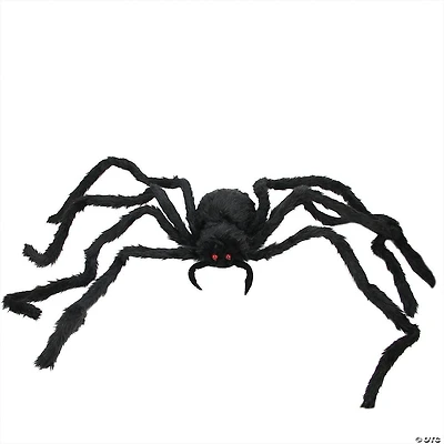 Northlight 48" Black Spider with LED Flashing Eyes Halloween Decor