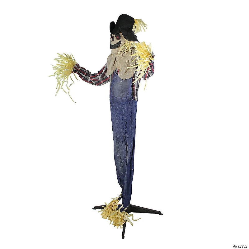 Northlight 5.5' Battery Operated LED Lighted Animated Scarecrow Halloween Decor