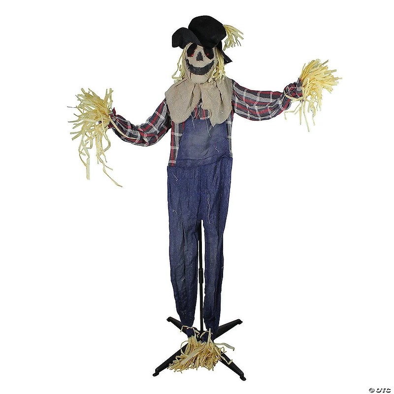Northlight 5.5' Battery Operated LED Lighted Animated Scarecrow Halloween Decor
