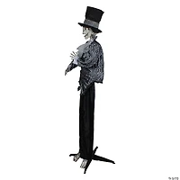 Northlight 6' Black and White Lighted and Animated Groom Halloween Decoration