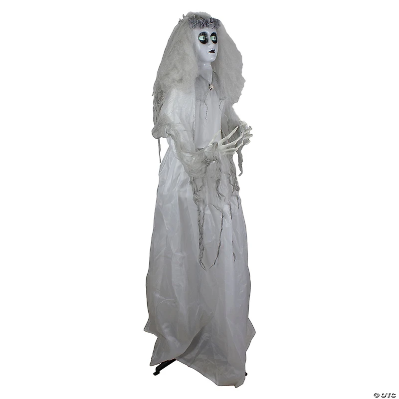 Northlight 6' Lighted and Animated Ghost Bride Halloween Decoration