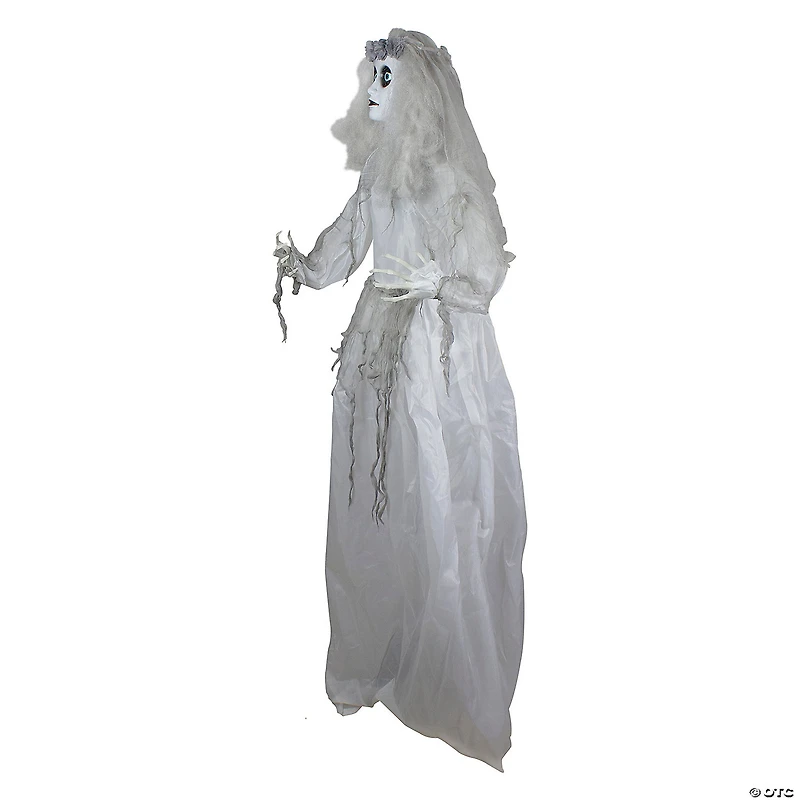 Northlight 6' Lighted and Animated Ghost Bride Halloween Decoration