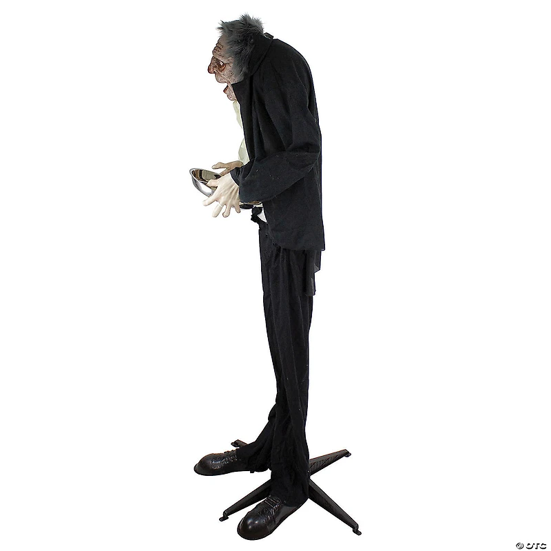 Northlight 6' Lighted Animated Scary Butler Standing Halloween Decoration