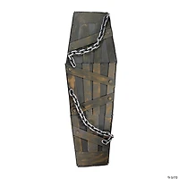 Northlight 63" Animated Haunted Shaking Coffin Halloween Decoration