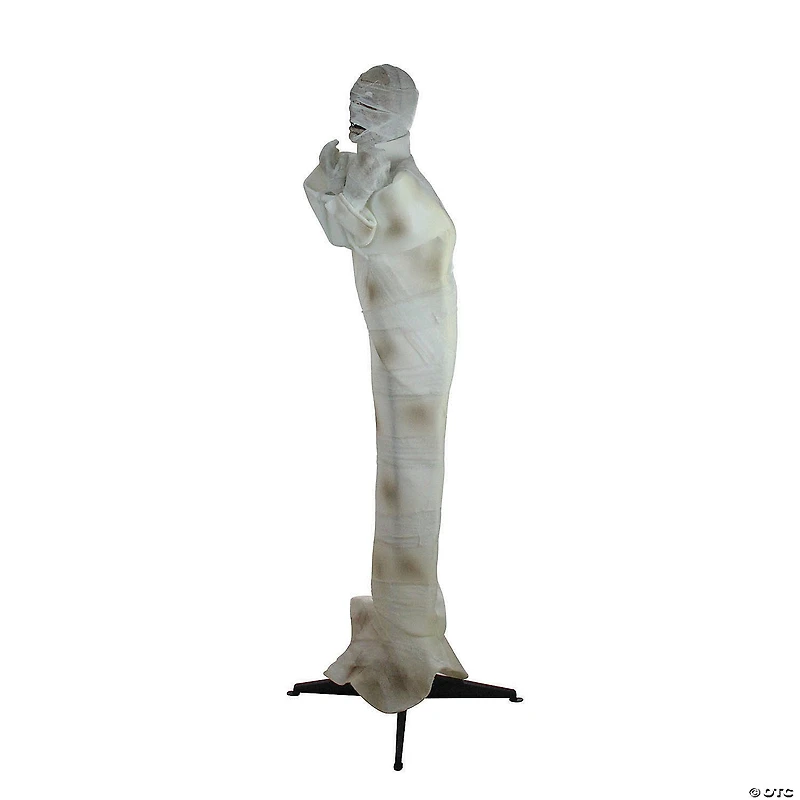 Northlight 65" Pre-Lit Standing Animated Mummy with Glowing Eyes Halloween Decor