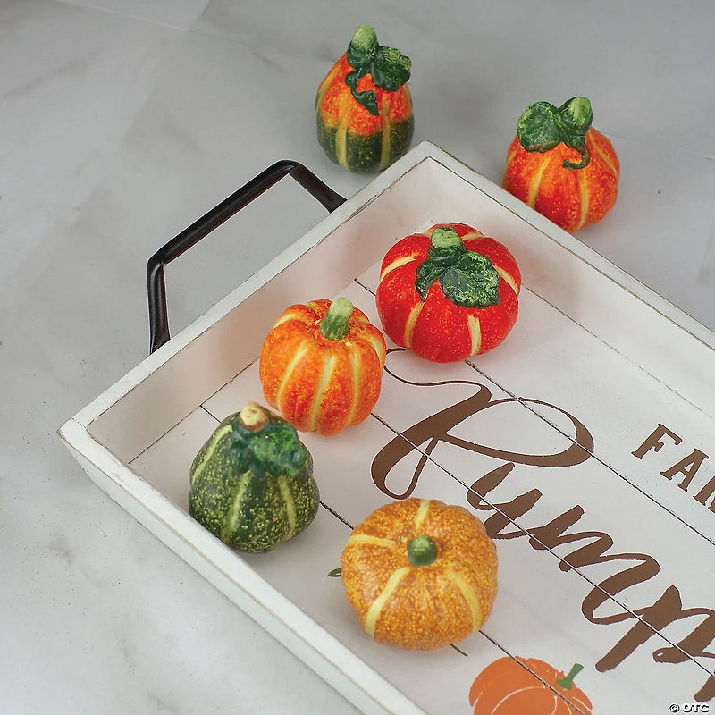 Northlight 6pc Fall Ceramic Pumpkins Set