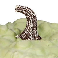 Northlight 7.5" White Textured Pumpkin Fall Halloween Statue