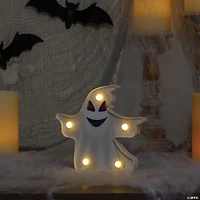Northlight 7" LED White Ghost Halloween Marquee Decoration
