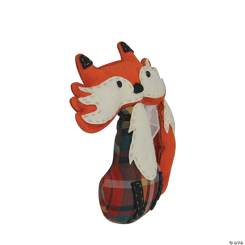 Northlight 9.5" Plush Sitting Fox Tabletop Decor