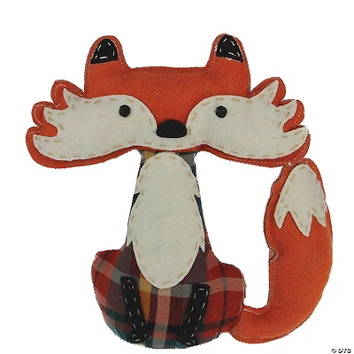 Northlight 9.5" Plush Sitting Fox Tabletop Decor