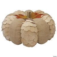 Northlight 9" Brown Autumn Harvest Tabletop Pumpkin