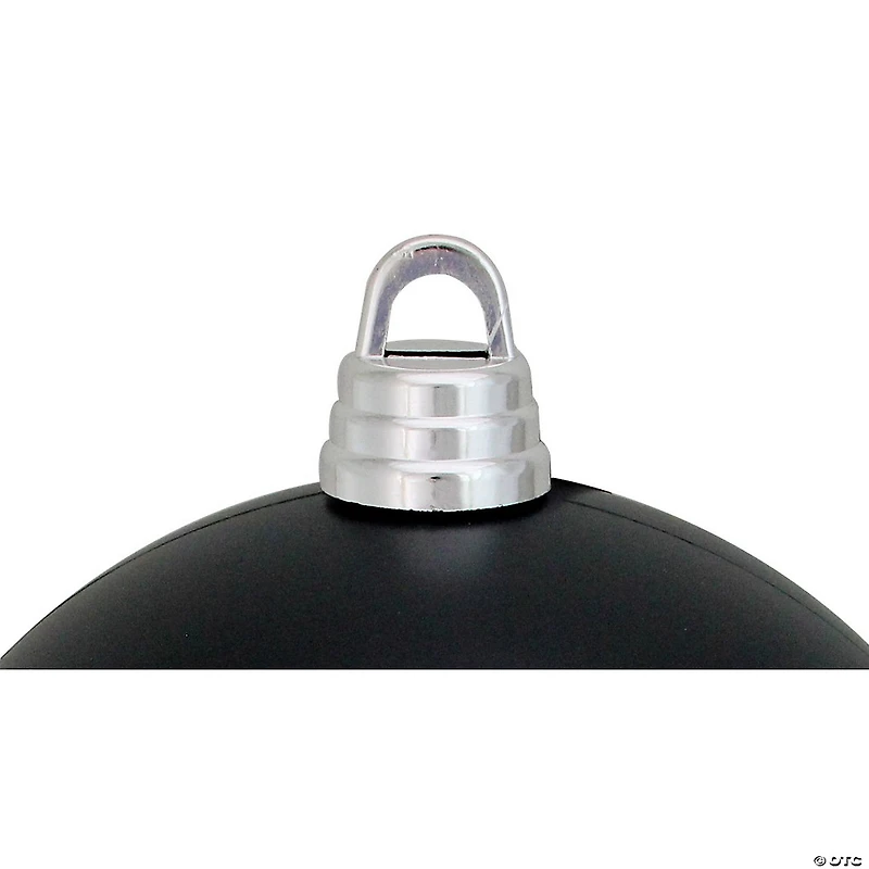 Northlight Matte Jet Black Shatterproof Christmas Ball Ornament 12" (300mm)