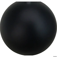 Northlight Matte Jet Black Shatterproof Christmas Ball Ornament 12" (300mm)