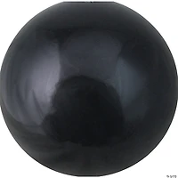 Northlight Shiny Jet Black Shatterproof Christmas Ball Ornament 10" (250mm)