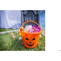 Orange Jack-O’-Lantern Trick-Or-Treat Buckets - 12 Pc.