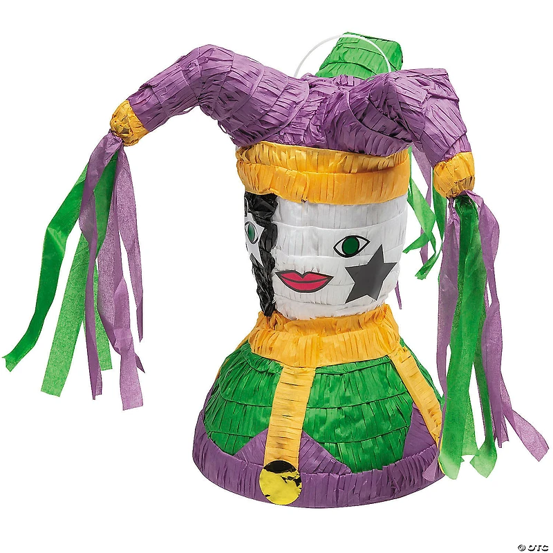 Papier-Mâché Mardi Gras Jester Piñata